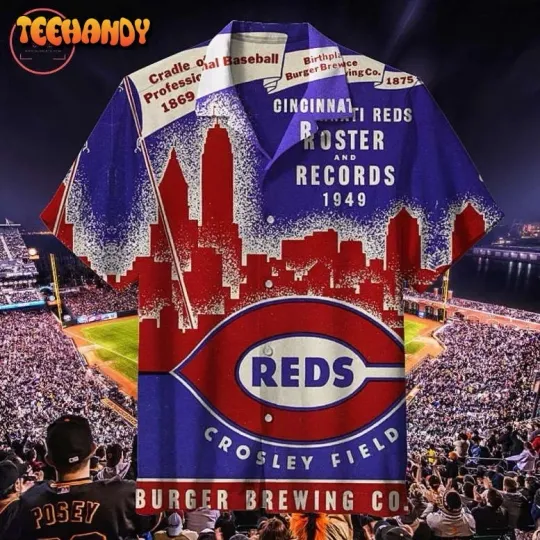 Discover Cincinnati Reds Retro Hawaiian Shirt