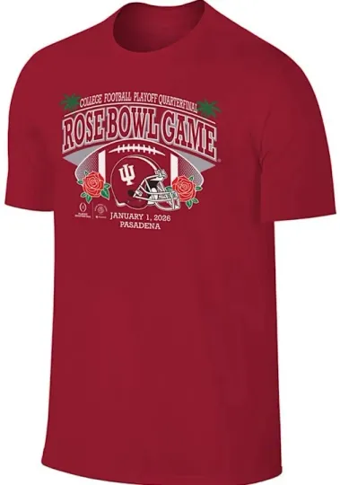 Indiana Hoosiers Rose Bowl 2026 T-Shirt