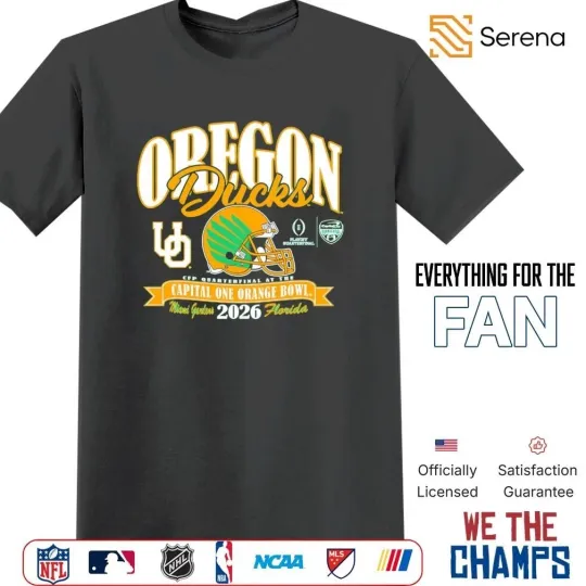 Discover Ducks College Football Playoff 2026 Orange Bowl shirt