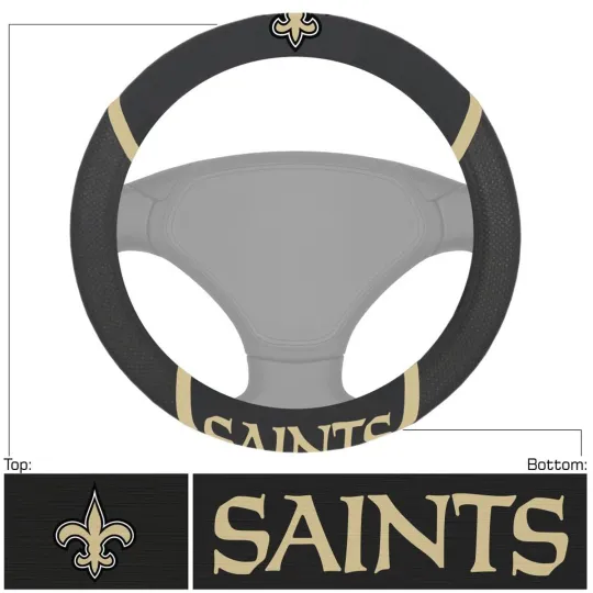 Discover football New Orleans  Steering Wheel Cover