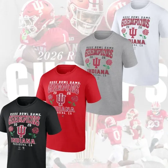 Discover HOT - Indiana Hoosiers Football Playoff 2026 Rose Bowl Champions FREESHIP Fans