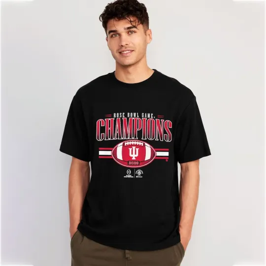 Discover Indiana 2026 Playoff Quarterfinal Rose Bowl Champions Shirt