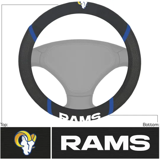 Discover Los Angeles Football Steering Wheel Cover