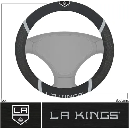 Discover Los Angeles Hockey Steering Wheel Cover
