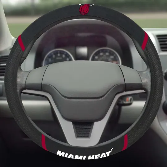 Discover Miami Football Steering Wheel Cover