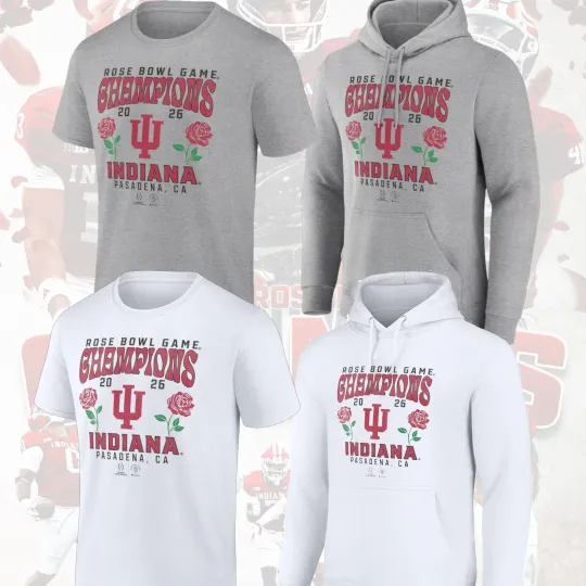 Discover HOT NEWS ! Indiana Hoo.siers Playoff 2026 Rose Bowl Champions FREESHIP for Fans