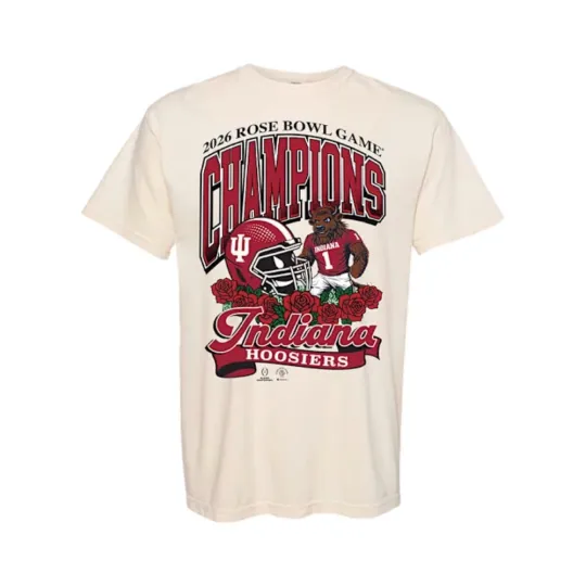 Indiana Hoosiers 2026 Rose Bowl Champions Score T-shirt All Sizes