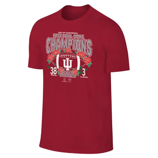 Indiana Hoosiers 2026 Rose Bowl Champions T-Shirt