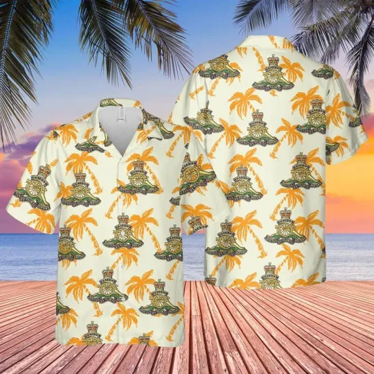Discover Canadian Army Royal Regiment of Canadian Artillery Hawaiian Shirt
