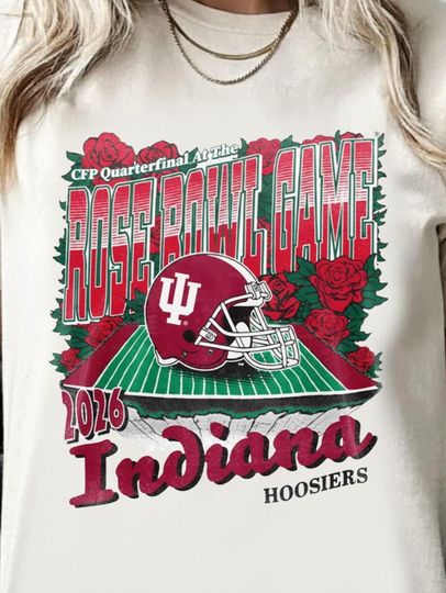 Indiana Hoosiers Football Sweatshirt, Big 10 Champions Shirt, Rose Bowl Game Fan Tee, Indiana Champions Gift