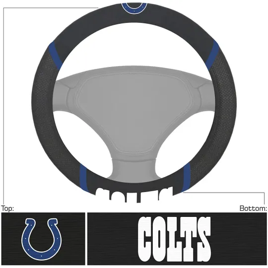 Discover football Indianapolis Steering Wheel Cover