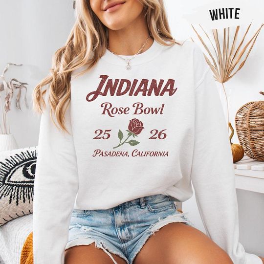 Rose Bowl Indiana 2026 Sweatshirt Unisex Clothing Game Day Apparel