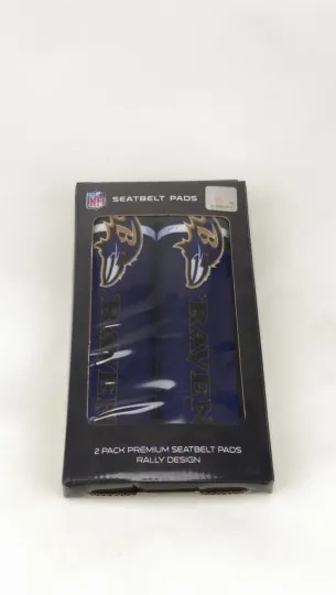 Discover football Baltimore Car Truck Suv Van Rally Seat Belt Pads Covers