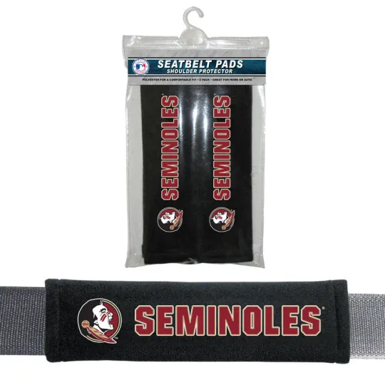 Discover Florida State Seminoles Car Truck Bag Seat Belt Shoulder Pads Covers