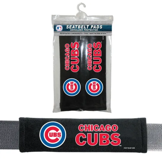 Discover Chicago Baseball Car Truck Bag Seat Belt Pads / Shoulder Pads Covers