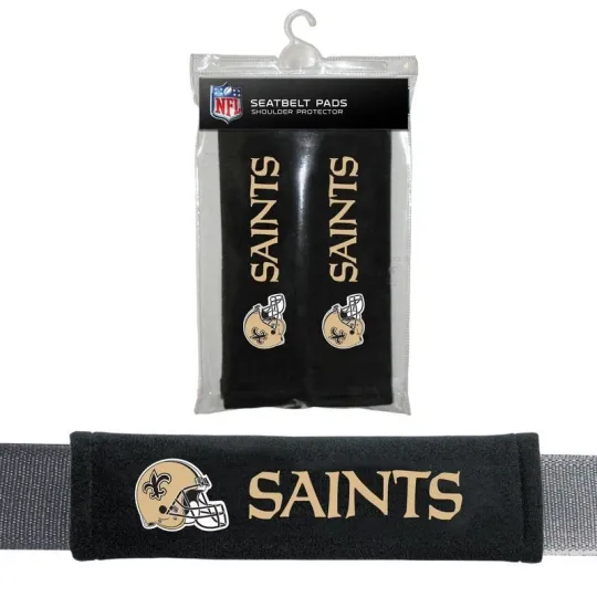 football New Orleans Car Truck Bag Seat Belt Pads / Shoulder Pads Covers