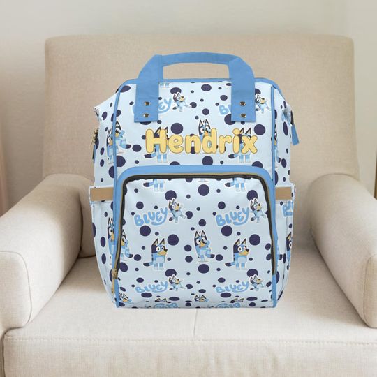 Discover BlueyDad Diaper Backpack for Boys and Girls