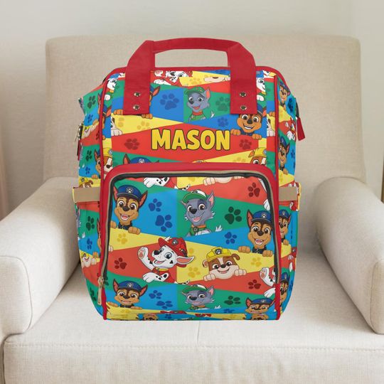 Discover Paw Patrol Diaper Backpack for Boys and Girls