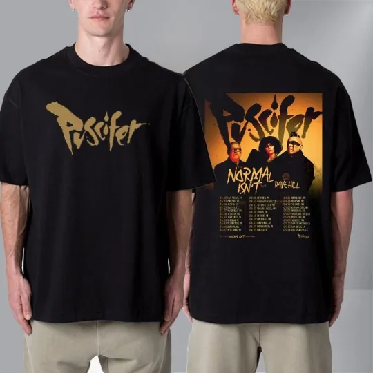 Discover Puscifer Band The Normal Isn't Tour 2026 Schedule Cities Tour Dates T-shirt