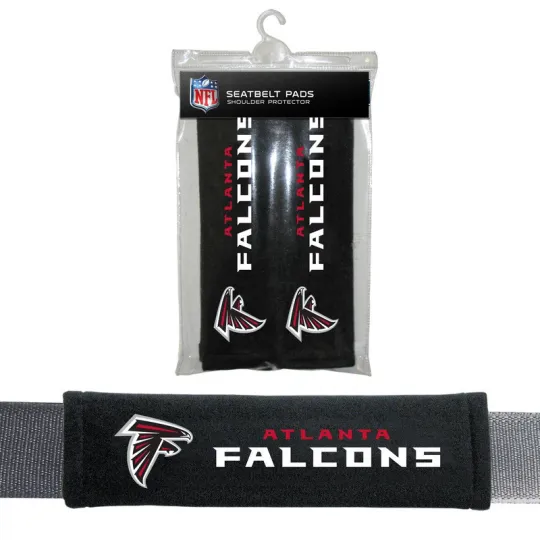 football Atlanta Car Truck Bag Seat Belt Pads / Shoulder Pads Covers