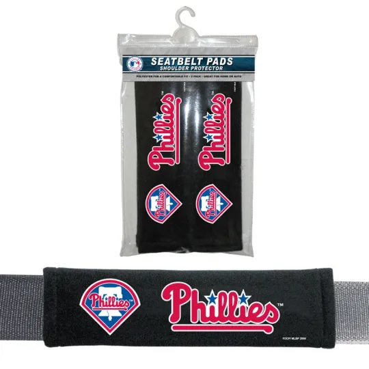 Philadelphia Baseball Car Truck Bag Seat Belt Pads / Shoulder Pad Covers