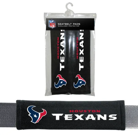 Discover football Houston Car Truck Bag Seat Belt Pads / Shoulder Pads Covers