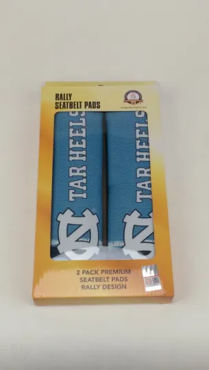 Car Truck Colored Shoulder Seat Belt Pad Covers North Carolina Tar Heels