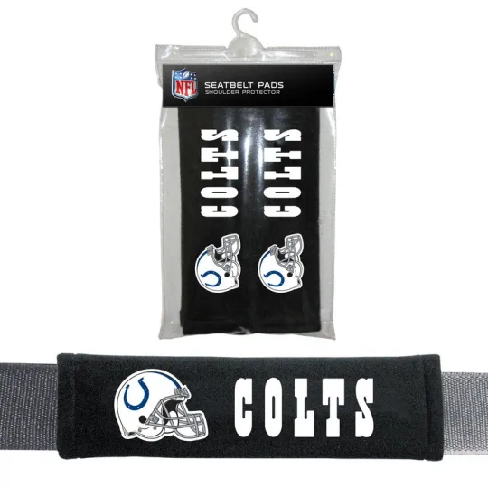Discover football Indianapolis  Car Truck Bag Seat Belt Pads / Shoulder Pads Covers