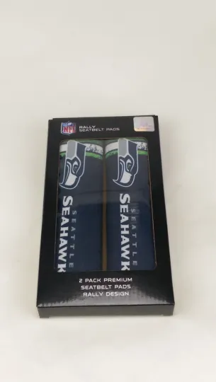 Discover football Seattle Car Truck Suv Van Rally Seat Belt Pads Covers Set