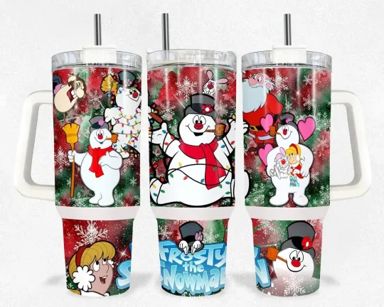 Discover Frosty The Snowman 40 oz Tumbler with Handle