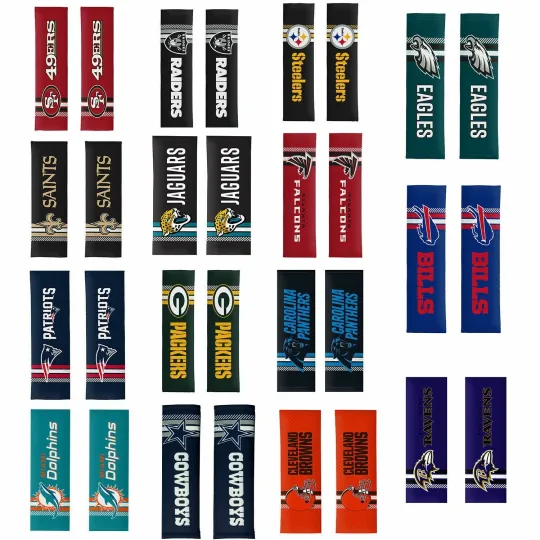 football Football Seatbelt Shoulder Pad Protector Pick Your Team Universal