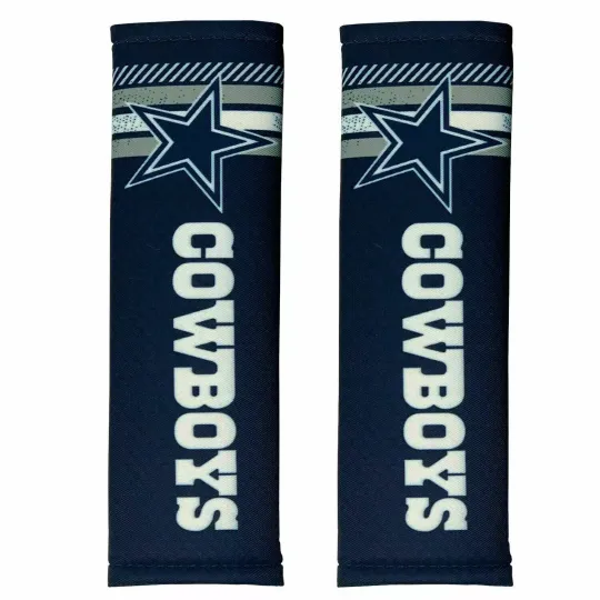 Discover Dallas Football Seatbelt Shoulder Pads Protector Universal Car Trucks Pair