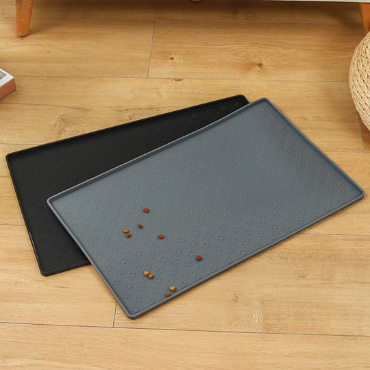 Discover Silicone material dog drinking water and eating mat cat mat pet mat waterproof wear-resistant durable easy to clean pet supplies