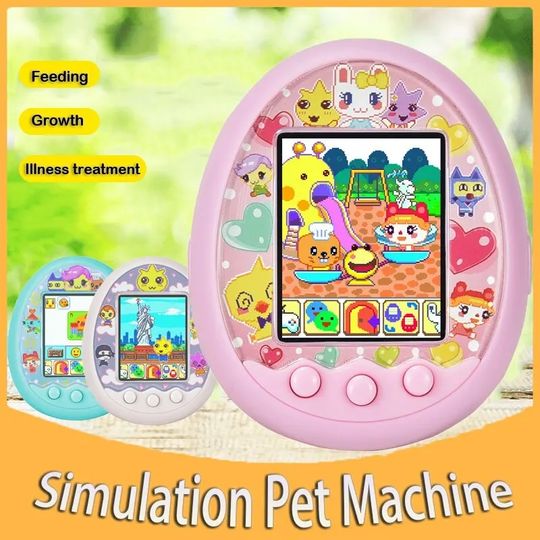 Discover Tamagotchi Electronic Virtual Pet With Color Screen Game Pocket Interactive Virtual Pet Dating Game Machine Kids Game Toys Girls