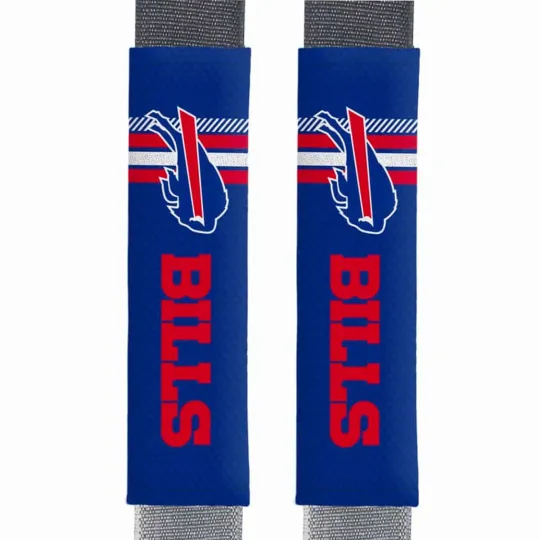 New Buffalo Football Seatbelt Shoulder Pads Protector Universal Pair