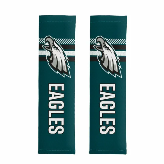 Discover Philadelphia Football Seatbelt Shoulder Pads Protector Universal Car Trucks Pair