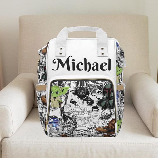 Discover Star Wars,Star wars gift ,Custom Star wars ,boy diaper bag,custom diaper bag,diaper bag,Disney,Disney Backpack,Star wars baby shower