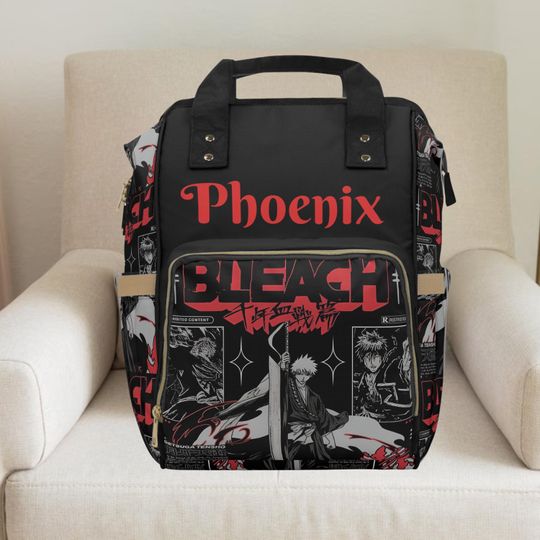 Discover bBeach Anime Diaper Backpack for Boys and Girls