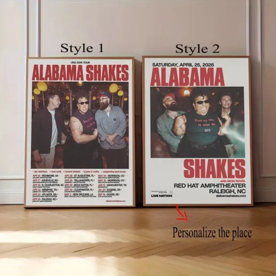 Discover Albm Shakes USA 2026 Spring Tour Poster