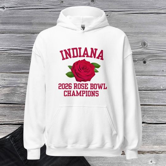 Discover 2026 Rose Bowl Champion Indiana Hoosiers - Super Cozy Unisex Hoodie