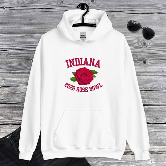 2026 Rose Bowl Indiana Hoosiers Unisex Hoodie