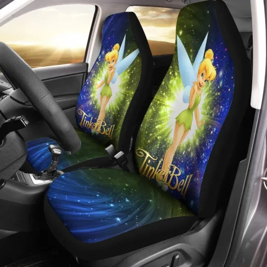 Discover I'm A Big Fan Of Tinker Bell Cartoon Car Seat Covers