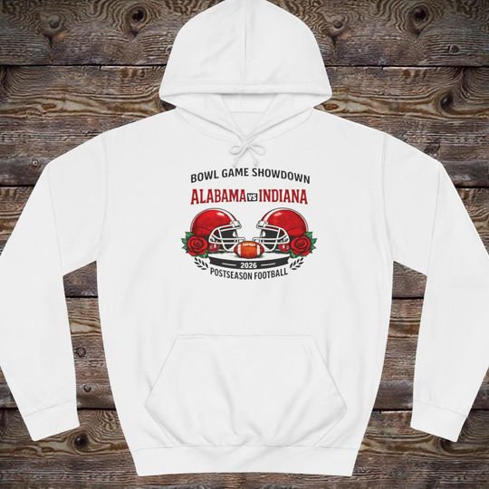 Albm vs Indiana Bowl Game Rose Hoodie 2026 College Football Postseason Hoodie