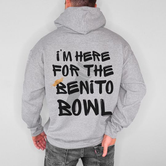 Discover Benito Bowl, Game Day Sweatshirt, Fan Sweatshirts, Music Fan Gift, Music Fan Apparel, American Football Sweatshirts, Music Lover Gifts