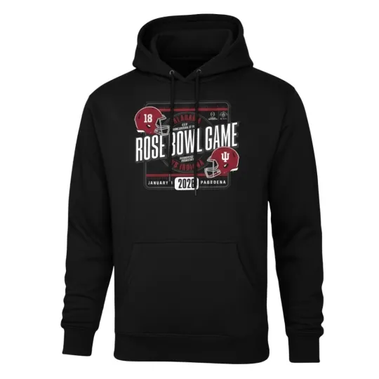 Discover Indiana Hoosier Football 2026 Rose Bowl Game Head to Head Hoodie