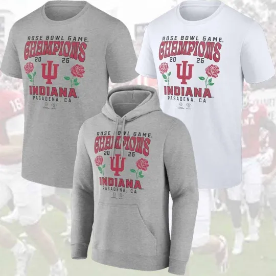 Discover HOT NEW! Indiana Hoosiers Football 2026 Rose Bowl Champions Unisex Gift For Fans