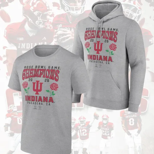 Discover HOT - Indiana Hoo.siers Playoff 2026 Rose Bowl Champions One Side FASTSHIP