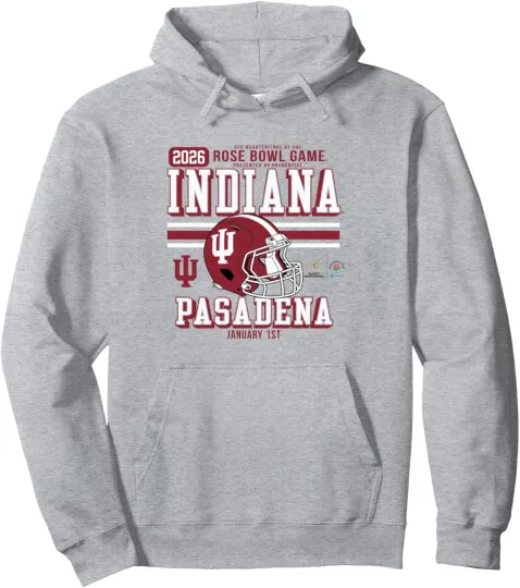 Indiana Hoosiers Rose Bowl 2025-2026 CFP Quarterfinal Pullover Hoodie