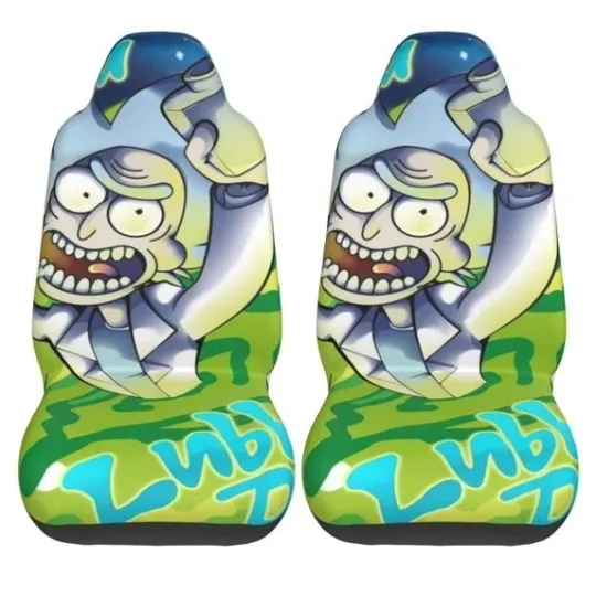 Discover Rick And Rickandmorty Car Seat Covers 2 Pcs Seat Protector Cover Universal Front