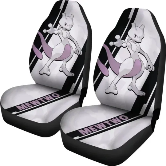 Mewtwo PKM Car Seat Covers Style Custom For Fans
